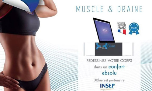 xblue muscle drain, redessiner son corps, confort absolu